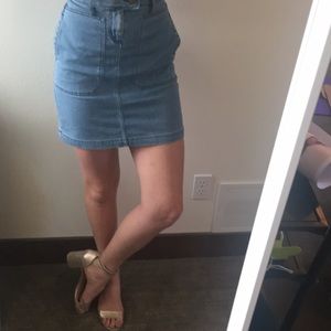 Denim skirt